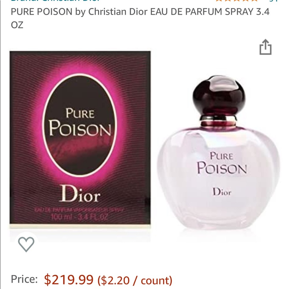 Dior poison-100ml bottle-used twice